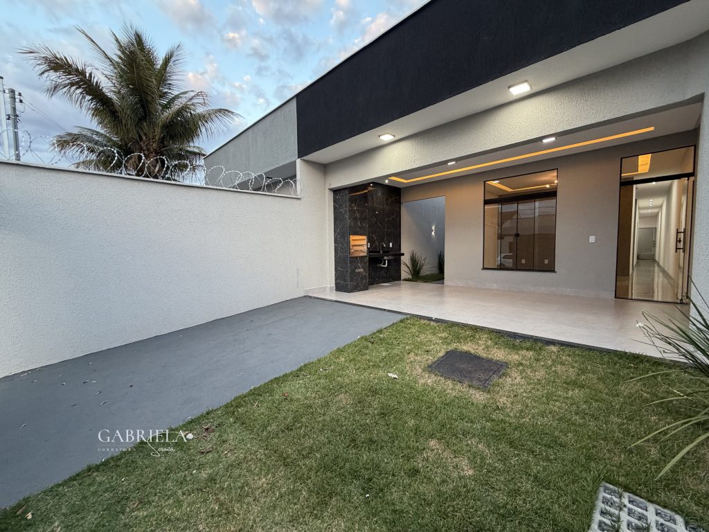 Casa no Residencial Itaipu, em Goiânia
